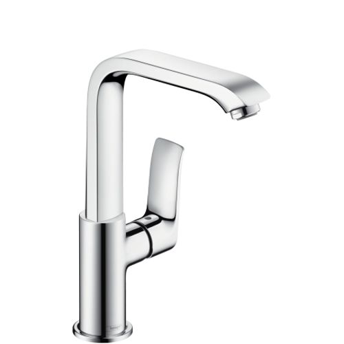 Hansgrohe-HG-Waschtischmischer-230-Metris-Schwenkauslauf-ohne-Ablaufgarnitur-chrom-31081000 gallery number 1